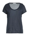 Circolo 1901 Woman T-shirt Midnight Blue Size Xl Cotton