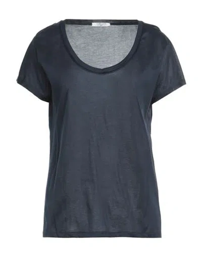 Circolo 1901 Woman T-shirt Midnight Blue Size Xl Cotton