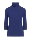 Circolo 1901 Woman T-shirt Purple Size L Cotton, Elastane In Blue