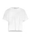 Circolo 1901 Woman T-shirt White Size L Cotton In White