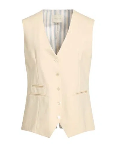 Circolo 1901 Woman Tailored Vest Ivory Size 10 Cotton, Elastane In Neutral