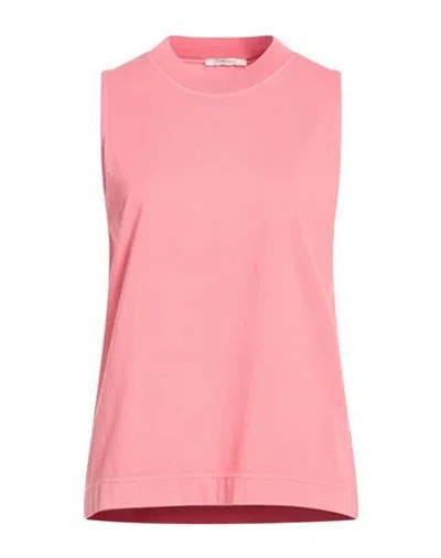 Circolo 1901 Woman Top Antique Rose Size M Cotton In Pink