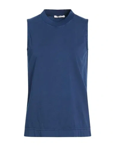 Circolo 1901 Woman Top Blue Size M Cotton