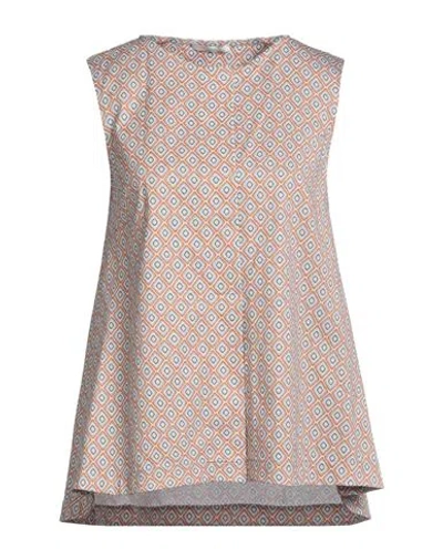 Circolo 1901 Woman Top Mandarin Size 6 Cotton