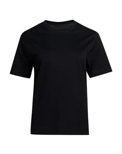 Circolo 1901 Woman T-shirt Black Size Xs Cotton, Elastane