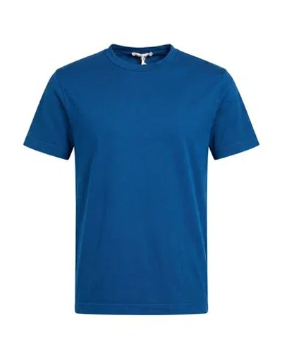 Circolo 1901 Woman T-shirt Blue Size M Cotton, Elastane