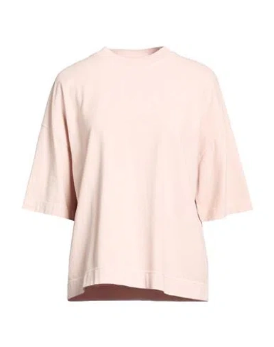 Circolo 1901 Woman T-shirt Blush Size M Cotton, Elastane In Pink