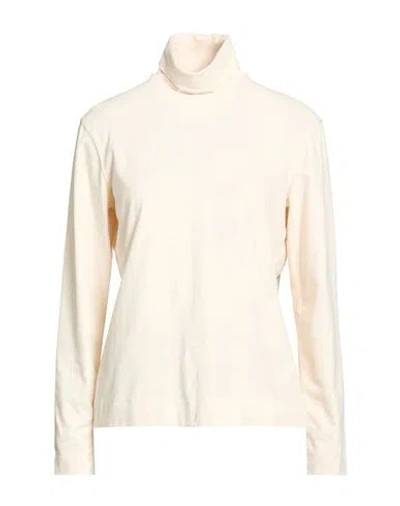 Circolo 1901 Woman T-shirt Cream Size M Cotton, Elastane In Neutral