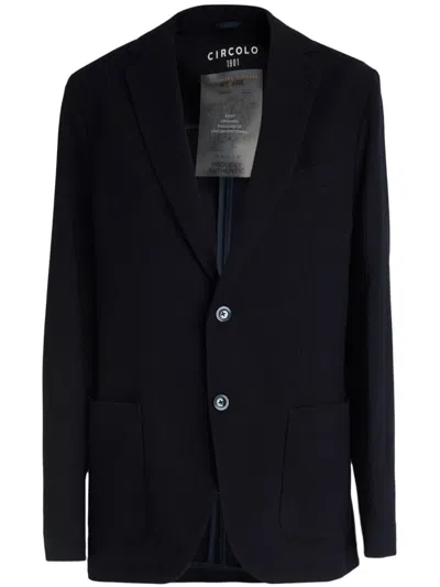 Circolo 1901 Wool Blazer In Black