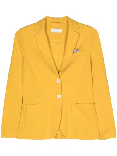 Circolo 1901 Yellow Single-breasted Pique Jacket