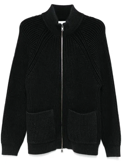 Circolo 1901 Zip-up Cardigan In Black