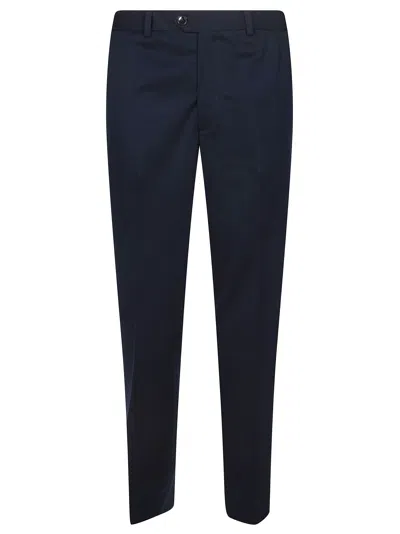 Circolo Chino Trousers In Piqué In Blu