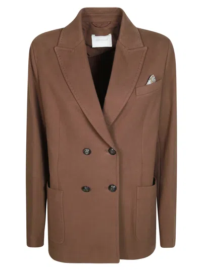 CIRCOLO DOUBLE-BREASTED REGULAR-FIT JACKET