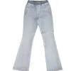 Circular Path Blue Calista Terry Pull On Jean - Tall In Blue