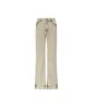 Circular Path Neutrals High Rise Flare Jean - Sand In Animal Print