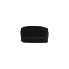 Circular Path Women's Bandeau Top - Ebony Black In Black