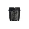 Circular Path Women's Black Mini Biker Vegan Leather Skirt In Black