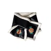 Circular Path Women's Black / Neutrals  X Wren + Glory Faux Shearling Vegan Scarf - Cream Black In Black