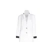 Circular Path Women's Black / White Donna Blazer - White-black In White