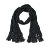 Shop Circular Path Women's Black / White Salt & Pepper Scarf