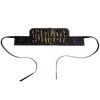 Circular Path Women's Black / Yellow  X Amanda Murray Reversible Corset Belt - Black-yellow-purple-go In Multi
