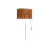 Circular Path Women's Brown / Gold Corset Belt Studs - Pecan-gold In Brown