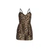 Circular Path Women's Brown Ruffled Romper In Brown