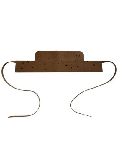 Circular Path Women's  X Amanda Murray Reversible Corset Belt In Black