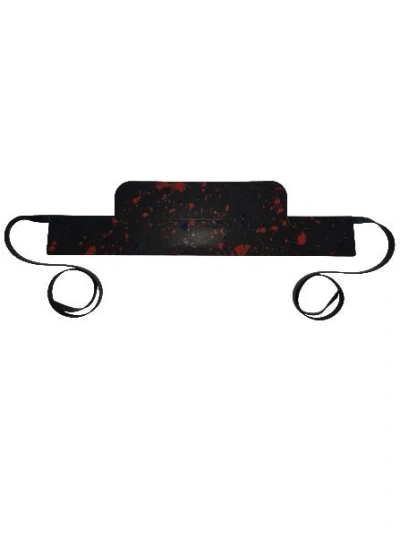 Circular Path Women's  X Amanda Murray Reversible Corset Belt Black – Red-blue In Multi