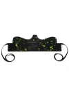 Circular Path Women's  X Amanda Murray Reversible Cut Out Corset Belt Black-neon Yellow In Multi