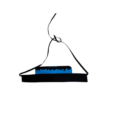 Circular Path Women's  X Wren + Glory Corset Belt - Black -blue In Multi