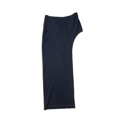 Circular Path Women's Denim Maxi Skirt - Midnight Blue