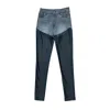 Circular Path Women's Grey / Black Combo Jeans