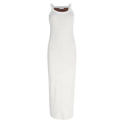 Circular Path Women's Grey Maxi Tank Dress - Light Gray