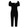 Circular Path Women's Jill Romper - Black In Black