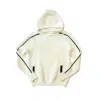 Circular Path Women's Neutrals Double Stripe Pullover Hoodie