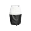 Circular Path Women's White / Black Combo Skirt - White-black In Multi