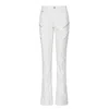 Circular Path Zelda Zipper Jean - White In White