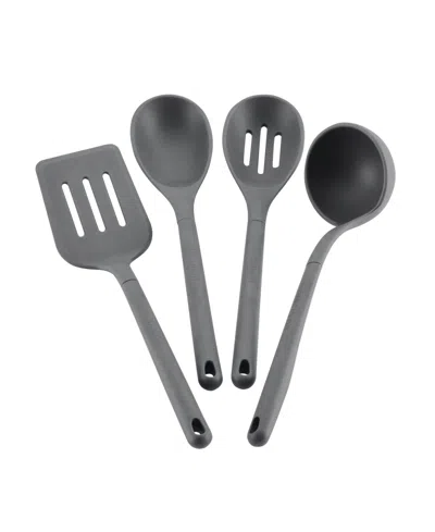 Circulon 4-piece Silicone Kitchen Tool Set In Gray