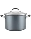 Circulon A1 Series With Scratchdefense Technology Aluminum 8-quart Nonstick Induction Stockpot With Lid