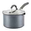 Circulon A1 Series With Scratchdefense 2-qt. Nonstick Straining Sauce Pan With Lid In Gray