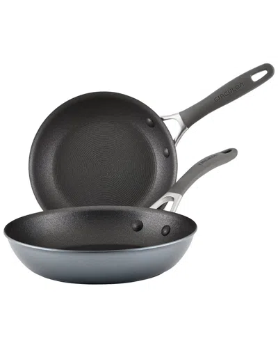 Circulon A1 Series With Scratchdefense 2pc Nonstick Induction & Frying Pan Set In Black