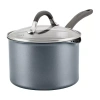 Circulon A1 Series With Scratchdefense Technology Aluminum 3-quart Nonstick Induction Straining Sauce Pan Wit In Gray