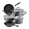 Circulon A1 Series With Scratchdefense 8-pc. Non-stick Cookware Set In Gray