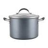 Circulon A1 Series With Scratchdefense 8-qt. Stockpot With Lid In Gray