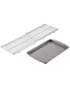 Circulon Bakeware 3pc Baking Sheet Pan & Cooling Rack Set