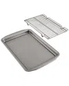 Circulon Bakeware 3pc Baking Sheet Pan & Cooling Rack Set