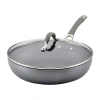 Circulon Elementum Hard Anodized 12" Deep Skillet With Lid In Gray