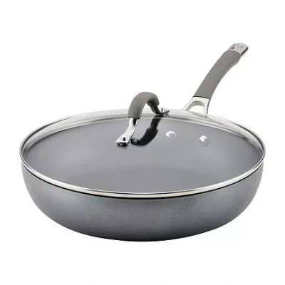 Circulon Elementum Hard Anodized 12" Deep Skillet With Lid In Gray