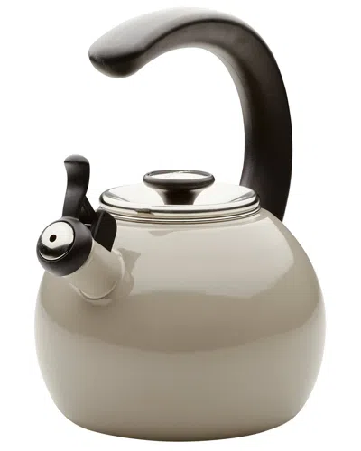 Circulon Enamel On Steel Whistling Induction Teakettle With Flip-up Spout In Gray